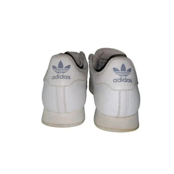 Adidas Samoa White Leather Low Top Casual Shoes Sneakers G21251 Womens Size 7 - Picture 3 of 10